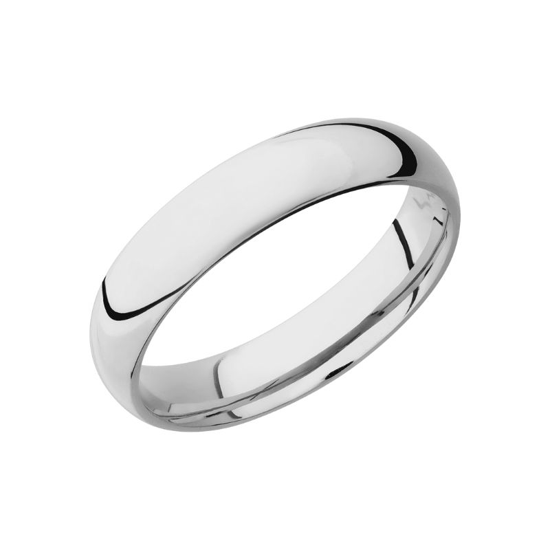 a wedding ring in white gold