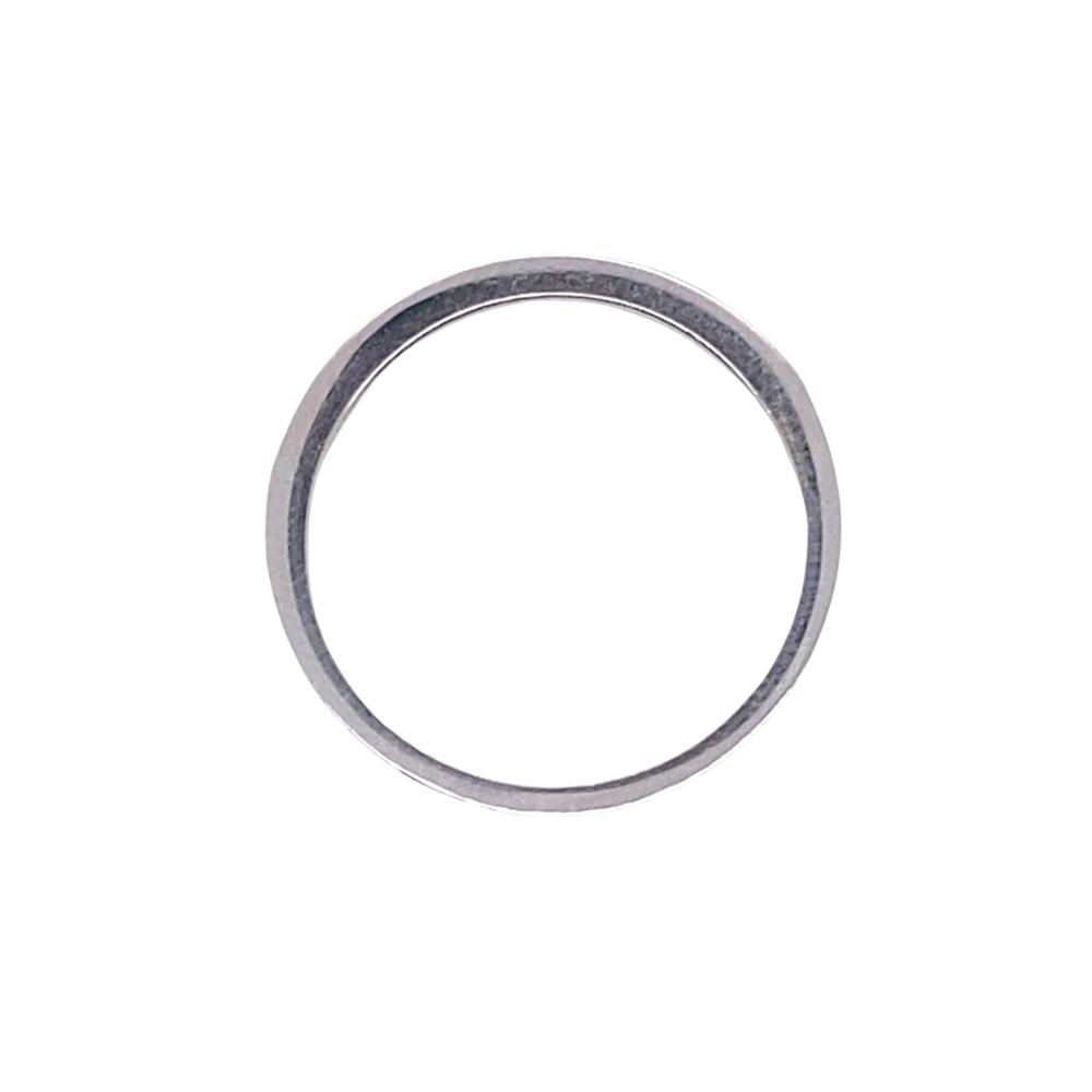 a silver ring on a white background