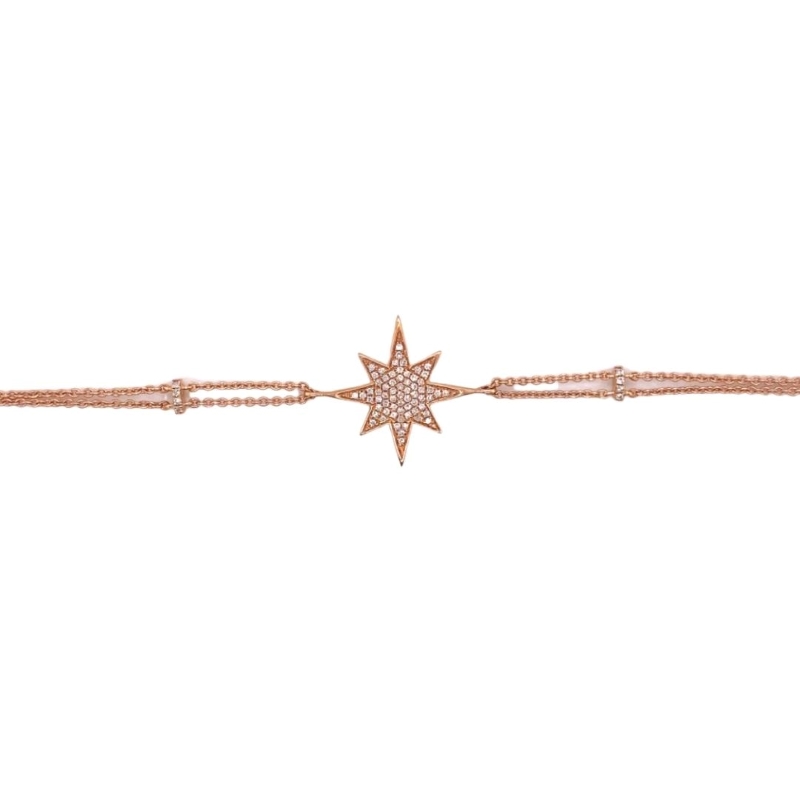 a bracelet with a star on it