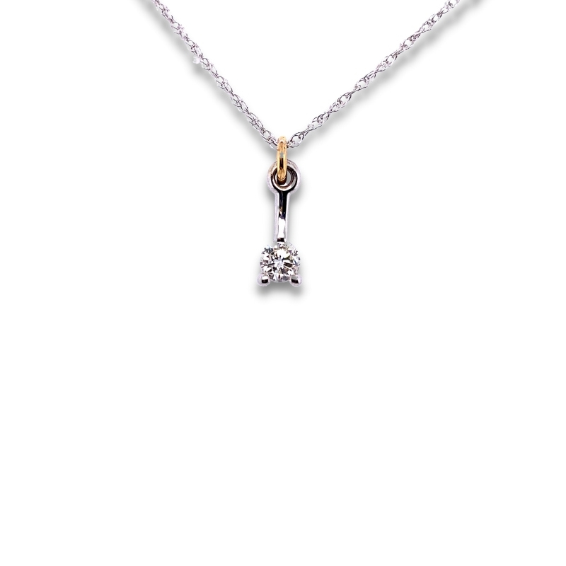 a diamond pendant on a white background