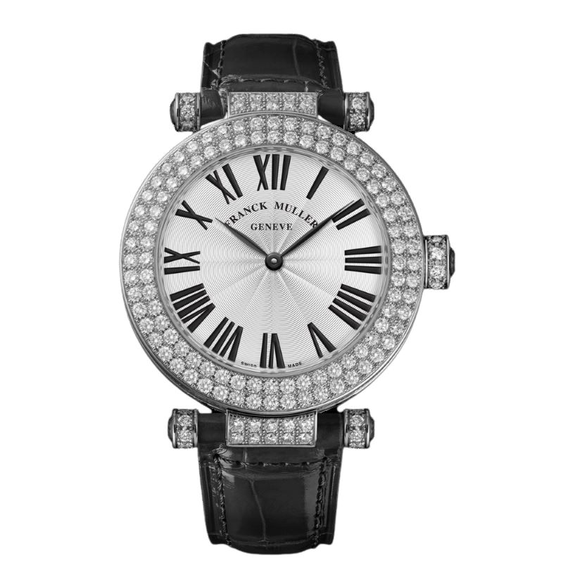 a watch with diamonds on the face