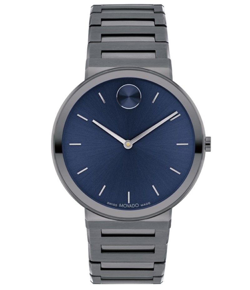a watch with a blue dial on the face