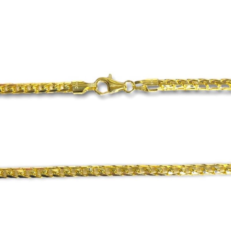 a yellow chain with a clasp on it