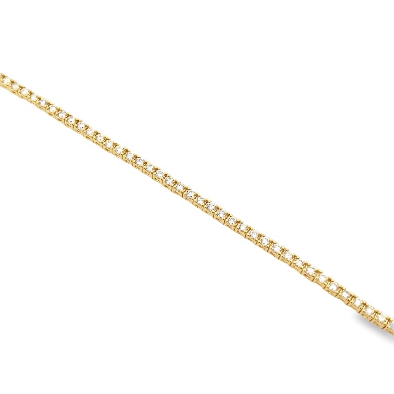 1.00ctw Diamond Tennis Bracelet, 14kt Gold - Image 4