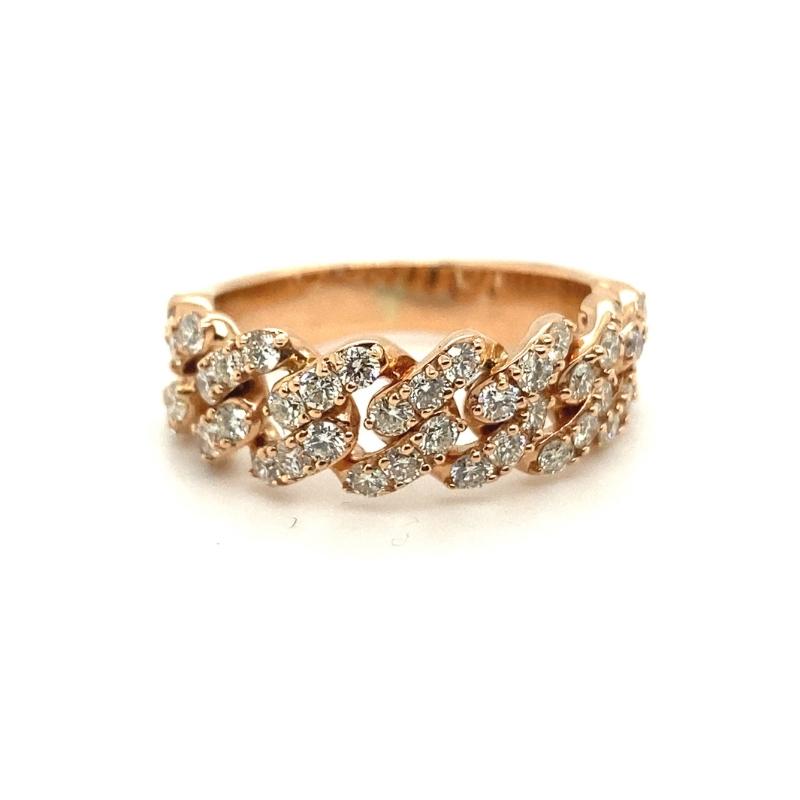 Diamond Miami Cuban Link Ring