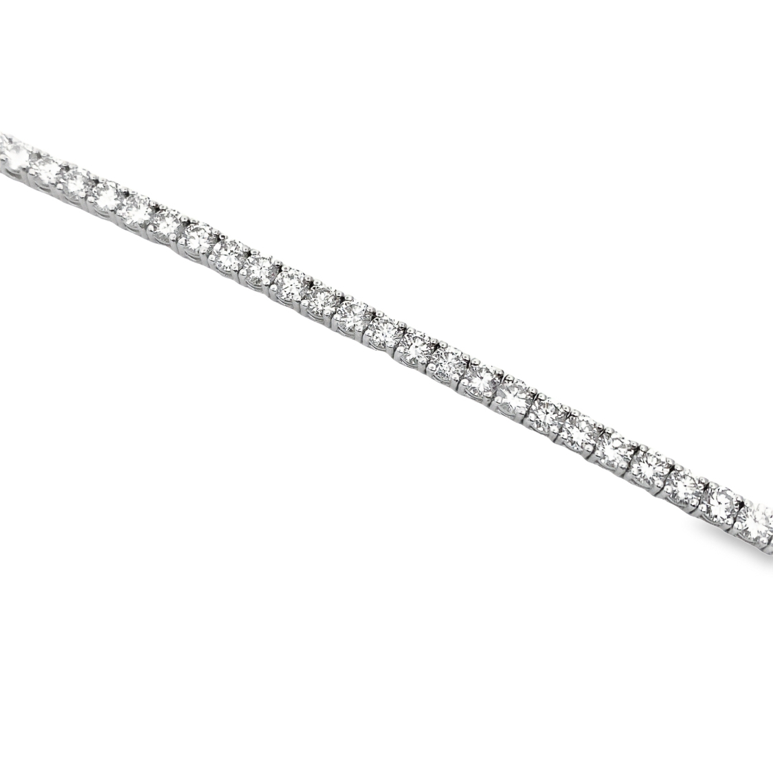 6.70ctw Diamond Tennis Bracelet, 14kt Yellow - Image 2