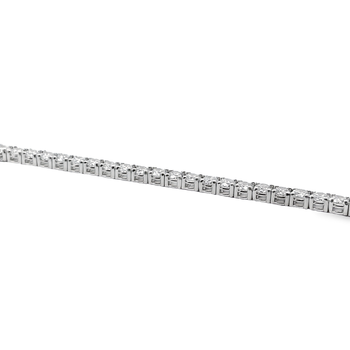 6.70ctw Diamond Tennis Bracelet, 14kt Yellow - Image 3