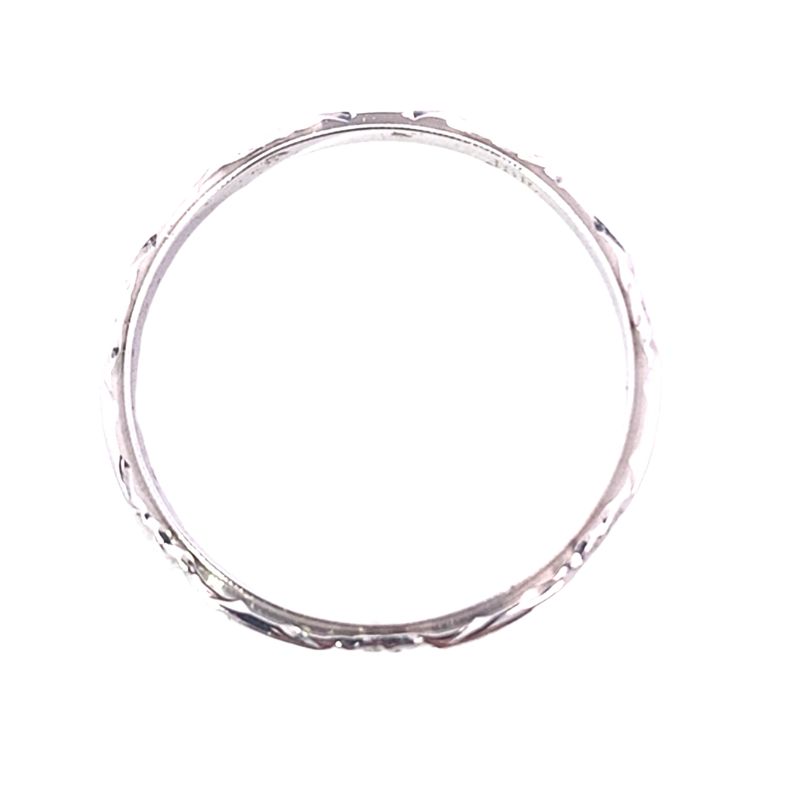 2mm Carved with Milgrain Gents Band, 18kt - Image 2