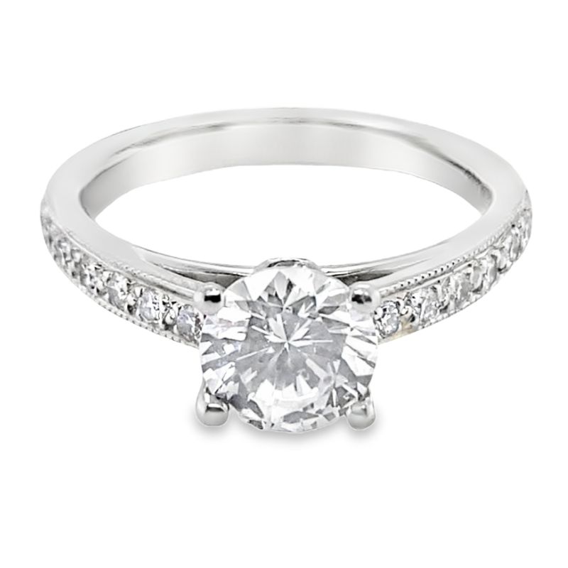 Scott Kay Platinum Solitaire Engagement Setting