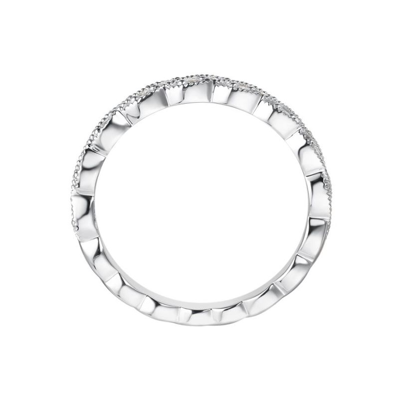 Twisted Stacker with Milligrain Edges, 0.23c - Image 3