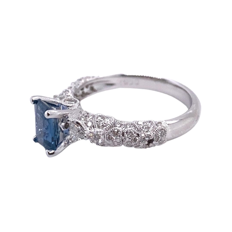 Ceylon Sapphire and Diamond Ring - Image 2