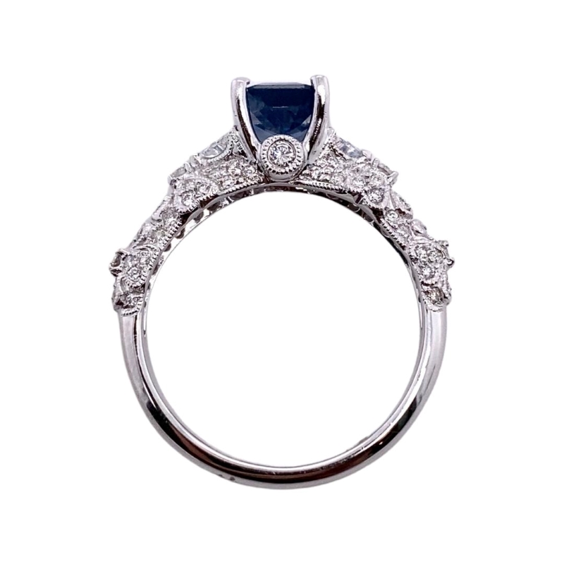 Ceylon Sapphire and Diamond Ring - Image 3