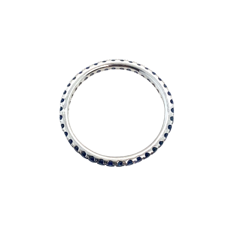 Sapphire Eternity Stacker Band - Image 2