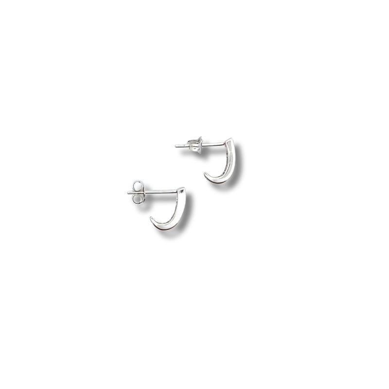 Small Channel Set Ruby Hoop, 14kt - Image 2
