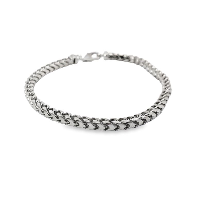 4.0mm Solid 14kt Franco Bracelet