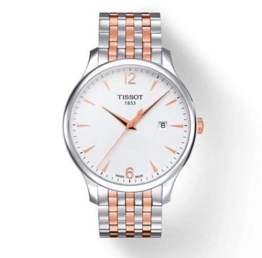 Tissot Tradition Silver Dial Men's 42mm Watch T0636102203701