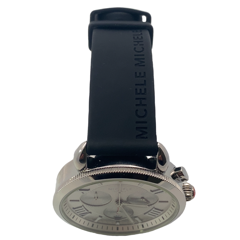 Michele Sporty Sail Slate Chronograph Silicone Watch MWW01P00001 - Image 2