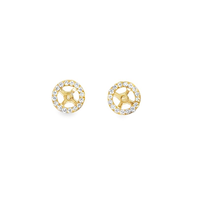 Small Earring Jackets, 0.33ctw