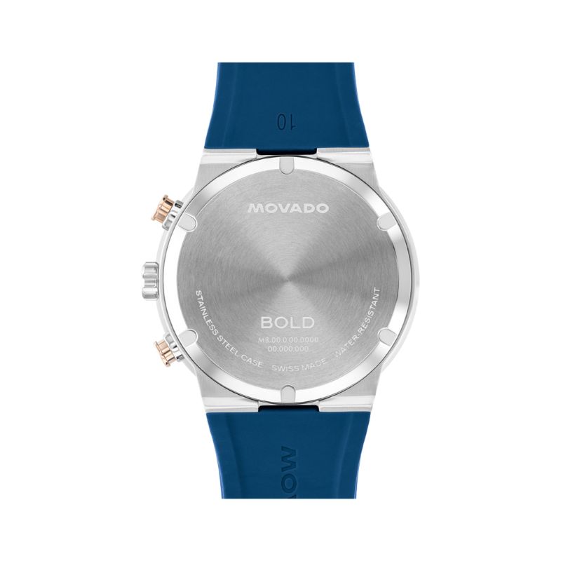 Movado BOLD Fusion Chronograph 44.5mm, Blue Dial, #3601331 - Image 3