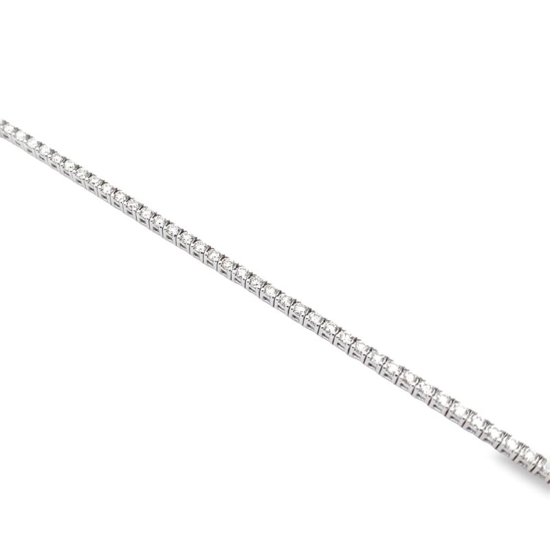 1.00ctw Diamond Tennis Bracelet, 14kt Gold - Image 2