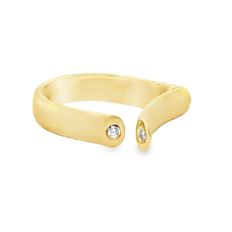 Ursula Scholtz Ladies Comtemporary Ring, Ref #267A06.  18kt Yellow