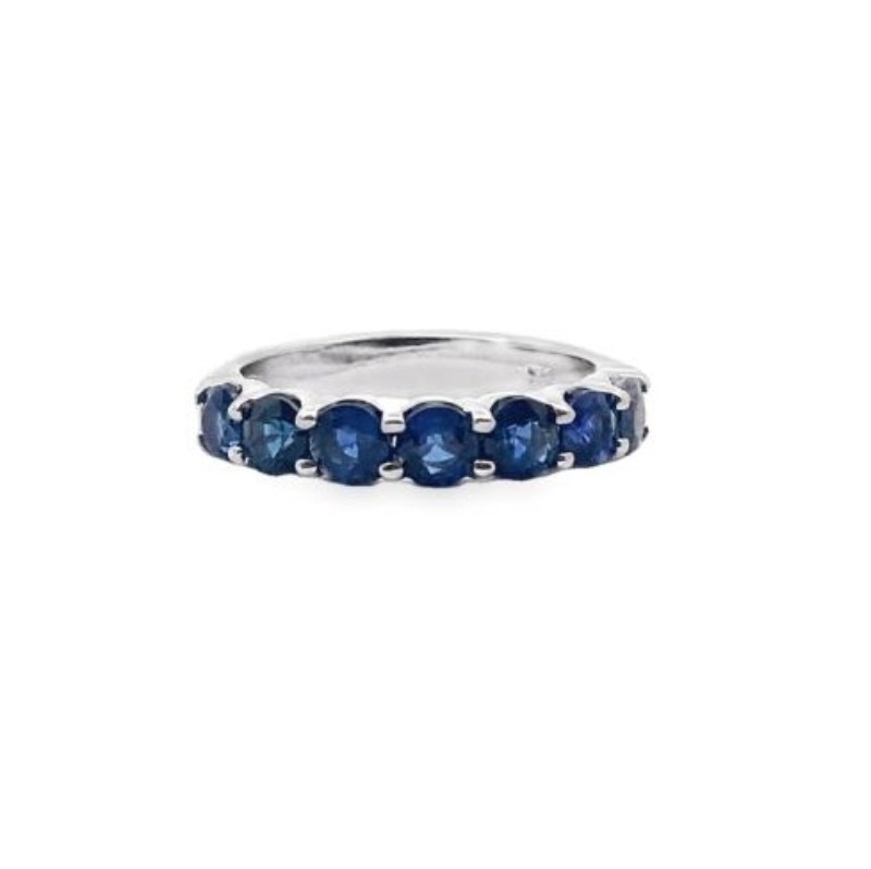 2.00ctw Blue Sapphire AAA Band, 14kt