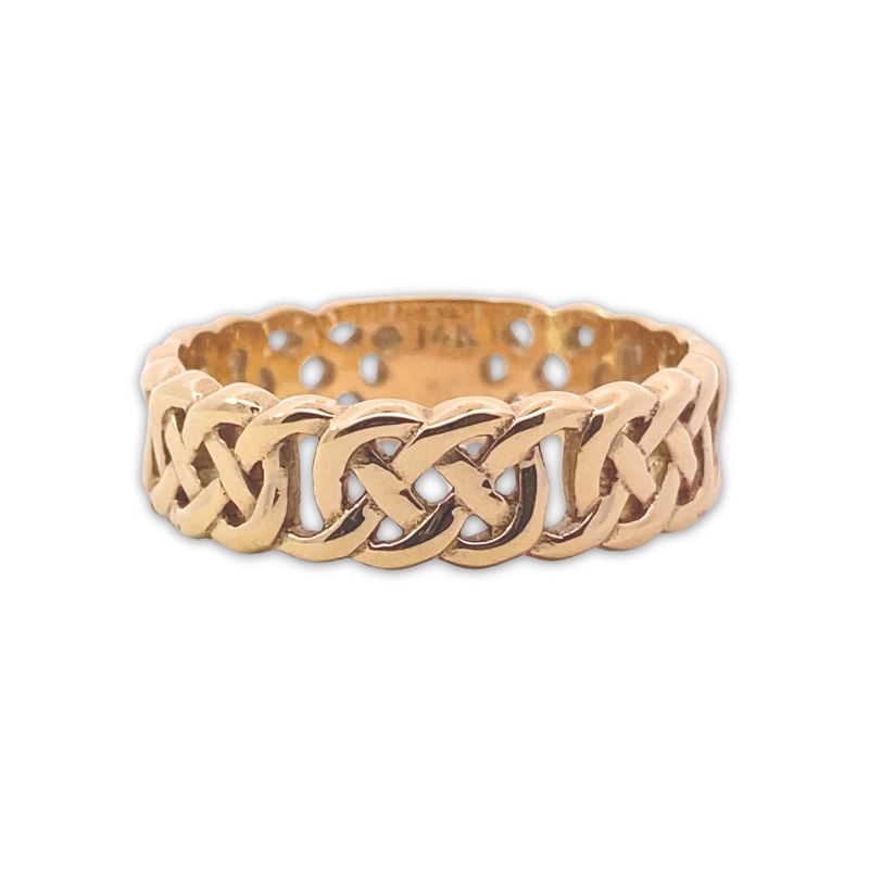 6mm Celtic Band, 14kt Yellow