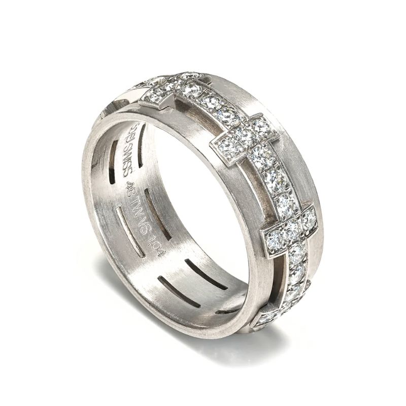 Furrer Jacot Band with 0.50ctw, Platinum