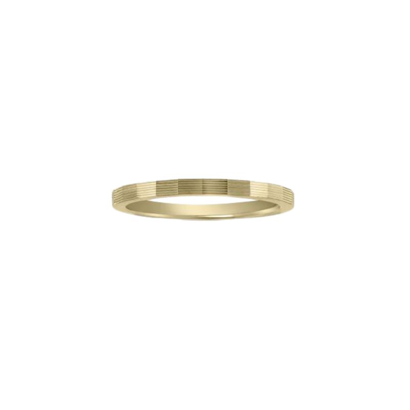 STACKABLE BAND 14KT YELLOW GOLD 1.0MM