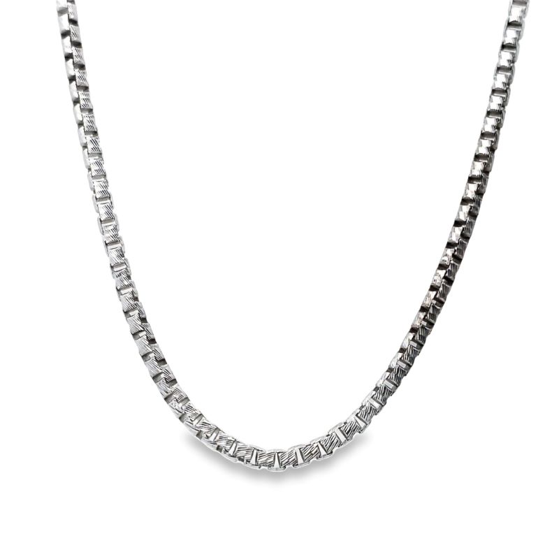 3.0mm Rounded Box D/C, 14kt White