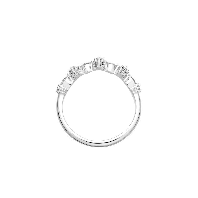 Crown Style Stackable Band, 0.23ctw - Image 2