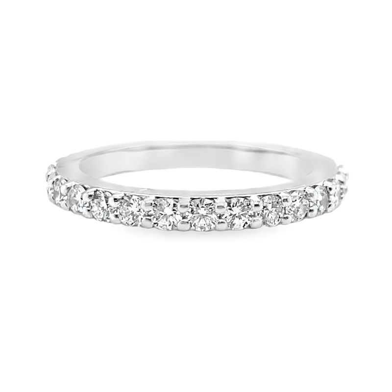 Shared Prong FLat sides Eternity, 0.80ctw