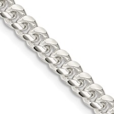 5.0mm Wide Silver Miami Cuban, 22~22