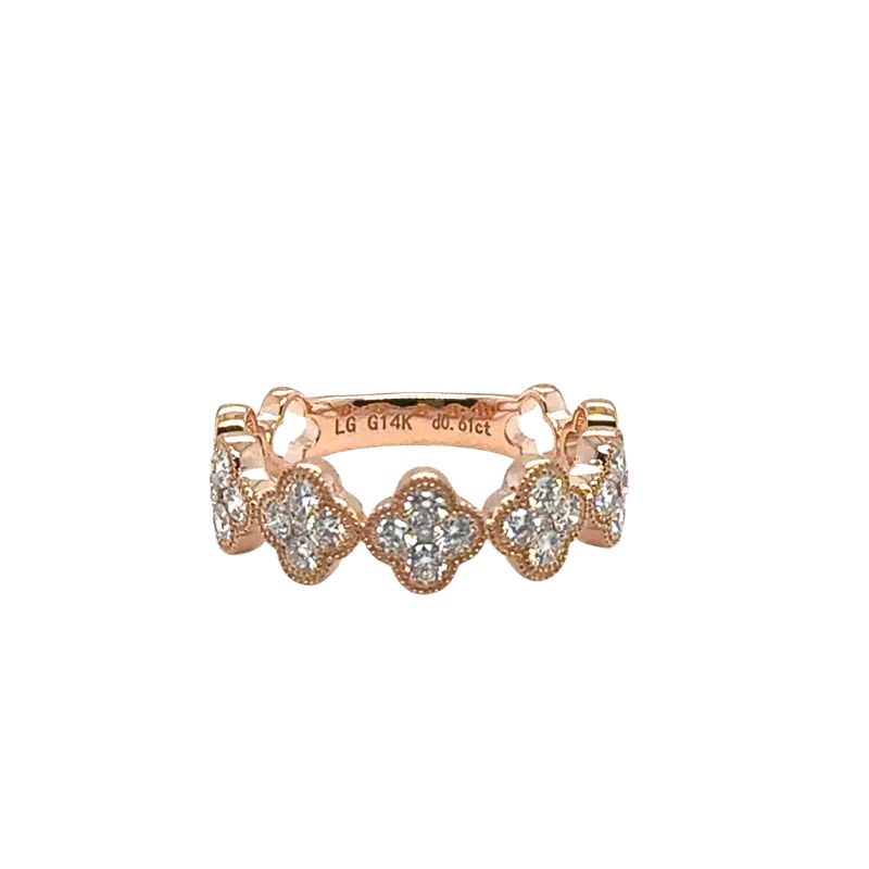 5 Clover Diamond RIng, 0.60ctw