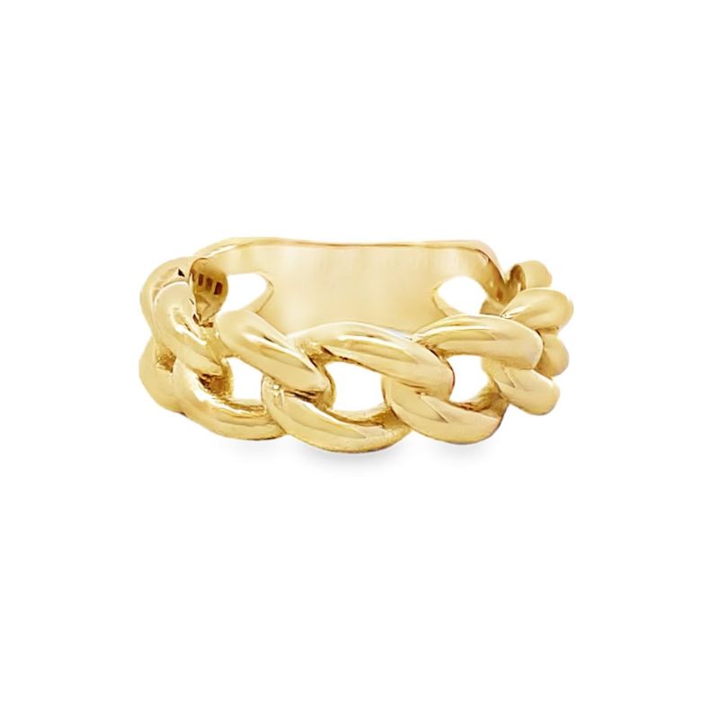 6mm Cuban Link Fashion Ring