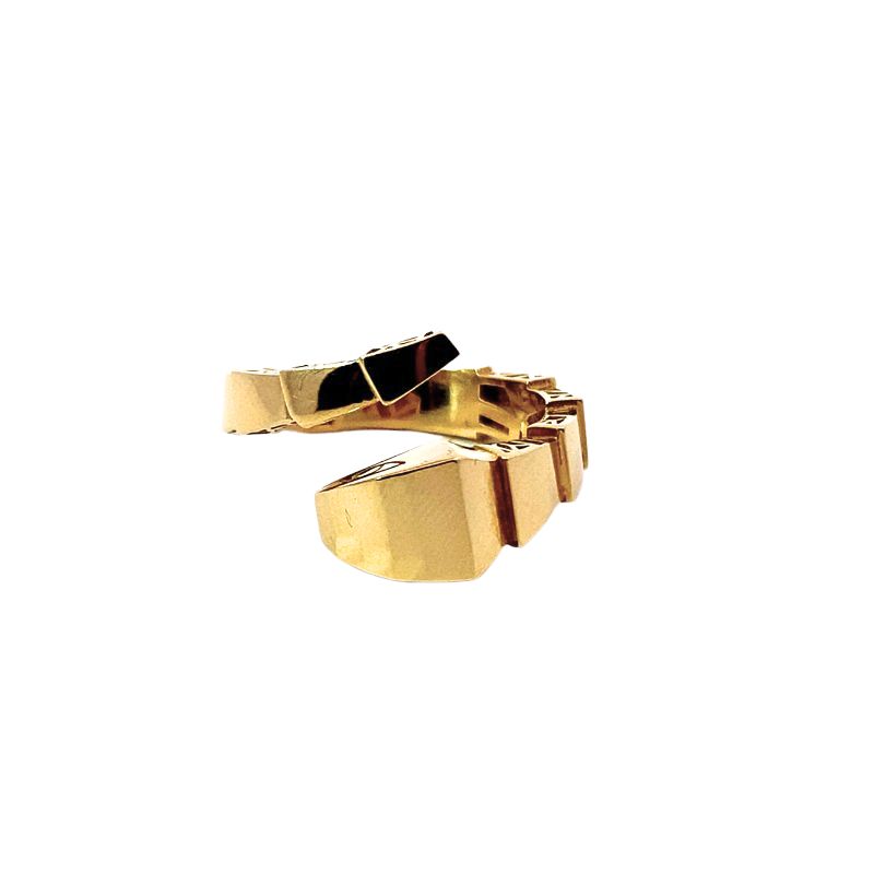 14KT Yellow Gold Snake Style Fashion Ring