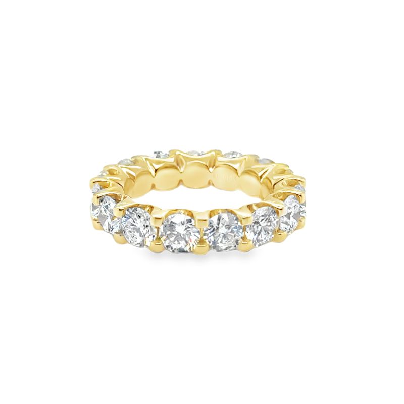 6ct Round Diamond Open V Eternity, Lab Grown