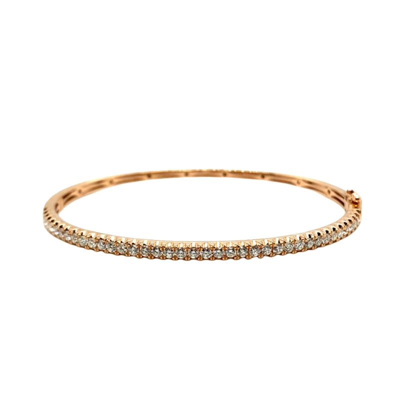 Rose Gold Diamond Bangle