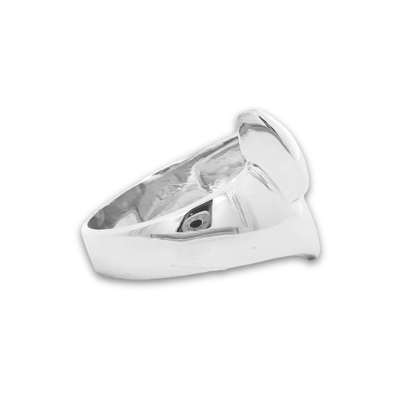 Abstract Bypass Ring, 14kt White - Image 2