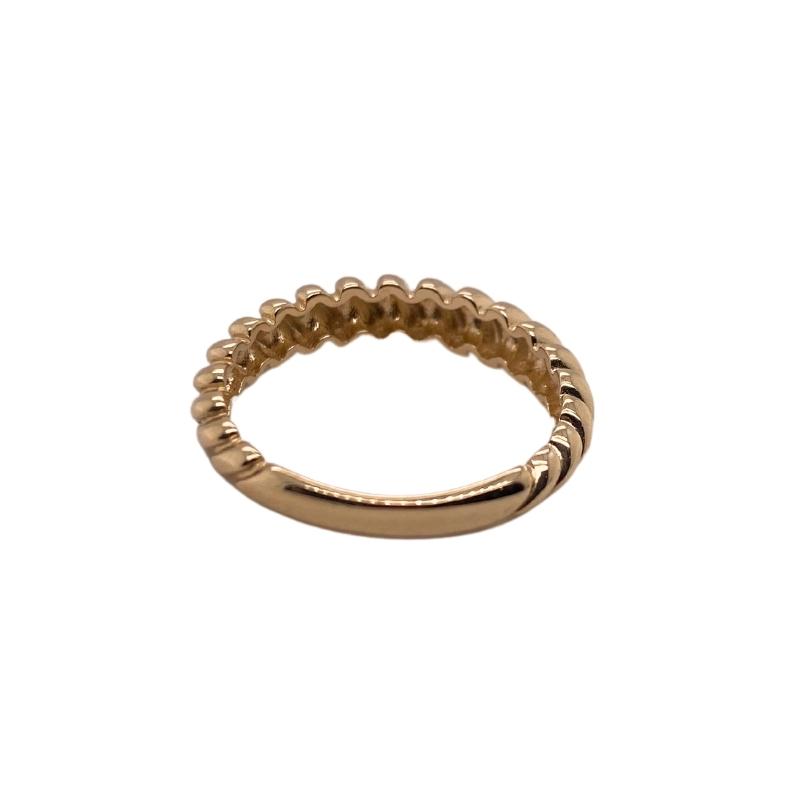 4.5mm Spiral Fashion Ring, 14kt Yellow - Image 2