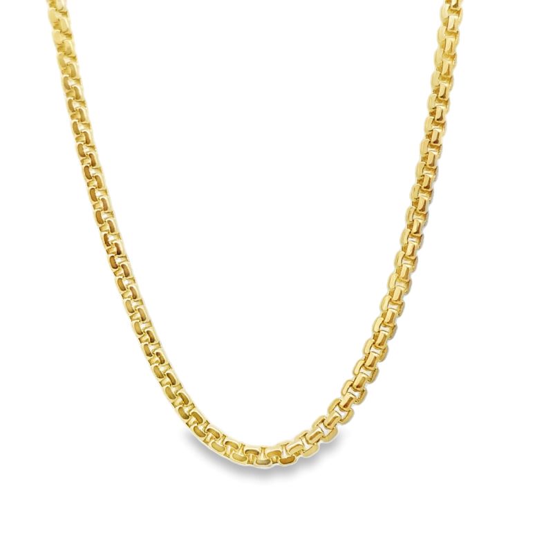 2.7mm Ventian Box Chain, 14kt