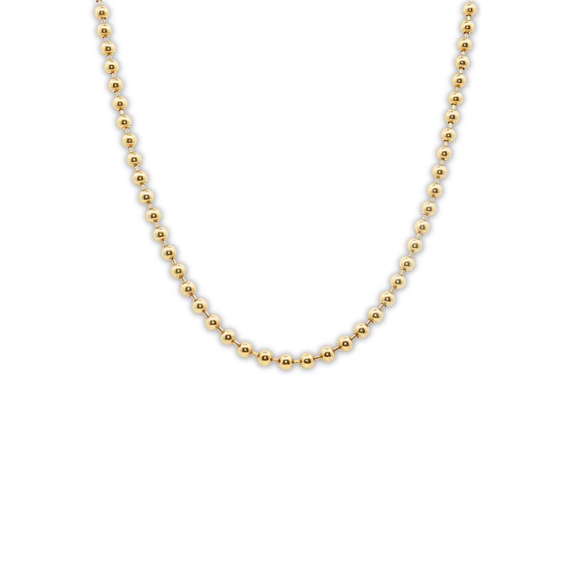 1.8mm Bead Chain, 14kt Yellow