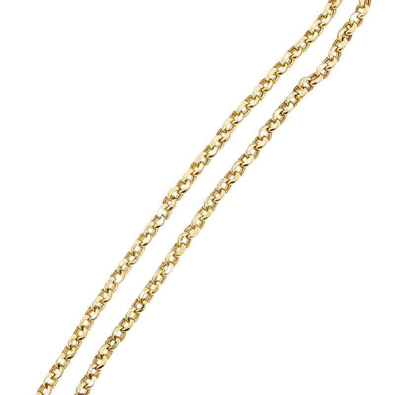 4.0mm Hollow Cable Chain, 14kt Yellow - Image 2