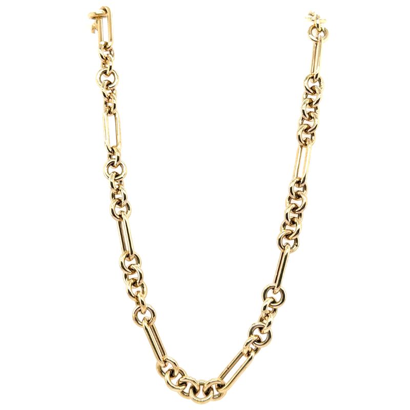 Bubble Figaro Link Necklace 18~22