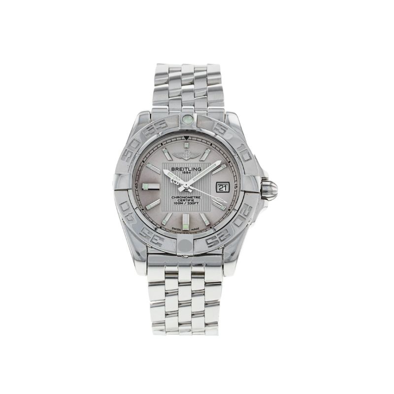 Breitling Galactic 32mm Silver Dial.  Ref #A71356 Mint Preowned
