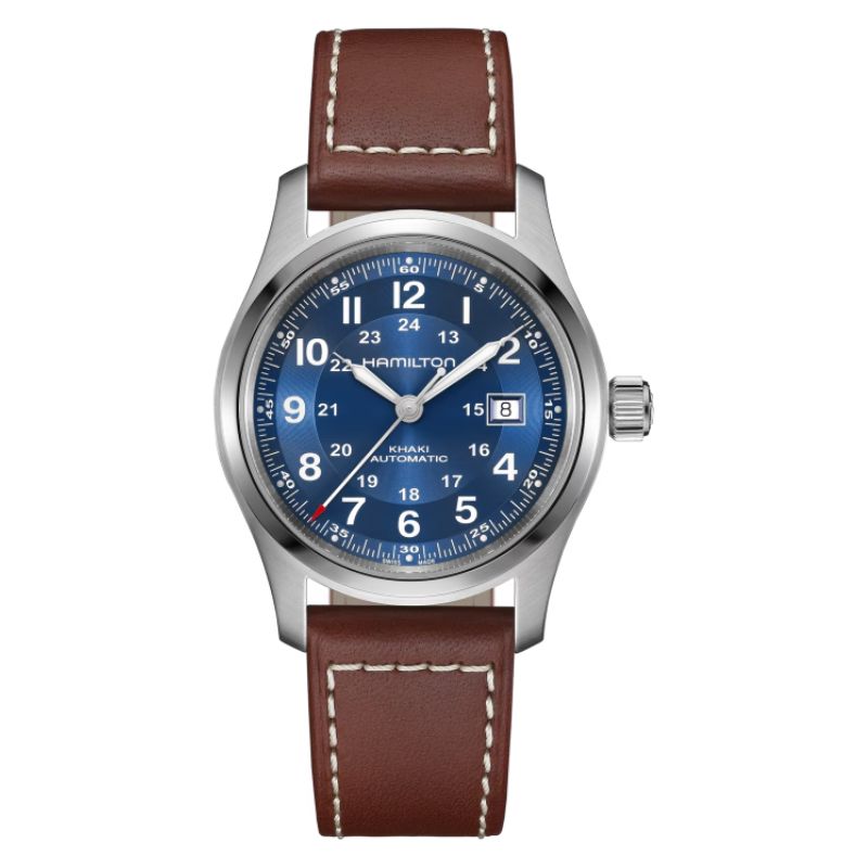42mm Blue Dial Hamiliton Khaki, H70605540