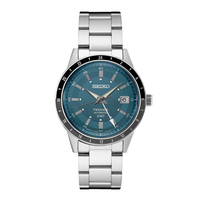 Blue Seiko Presage Style 60's GMT, SSK009