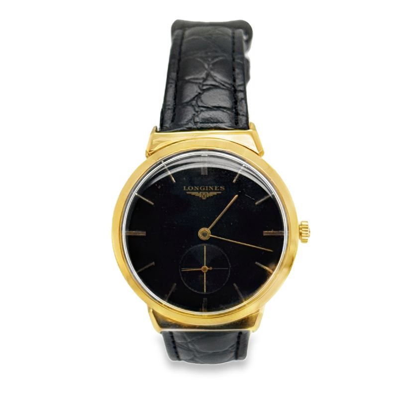 Vintage Longines 32mm 14kt Gold Watch on Strap