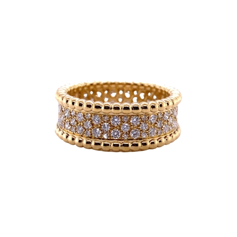 1.25ctw Chunky Pave Diamond Stacker Fashion Ring, 18kt