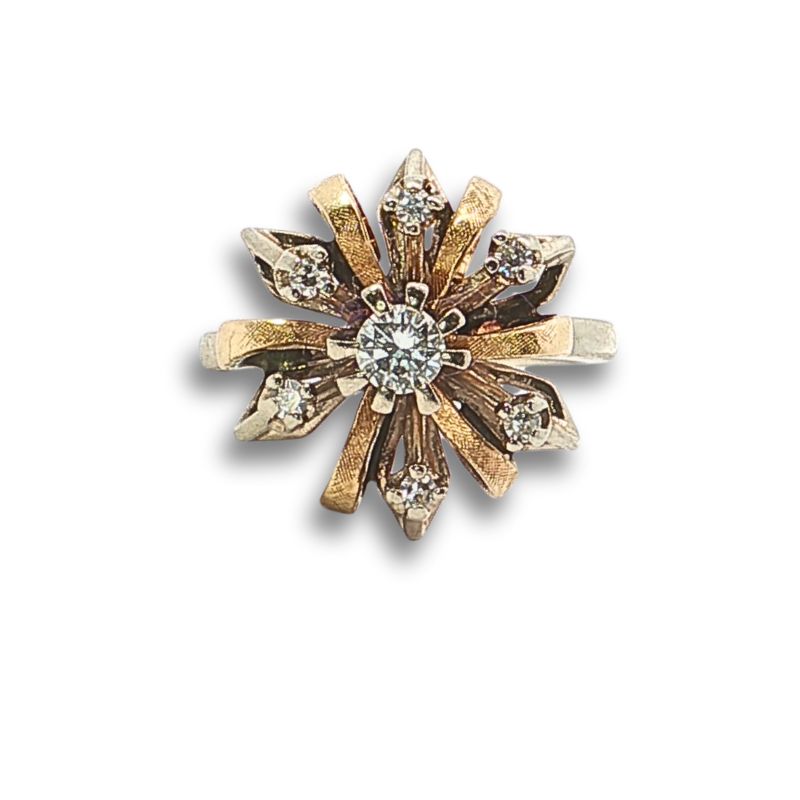 Vintage Diamond Star Ring, 0.40ctw